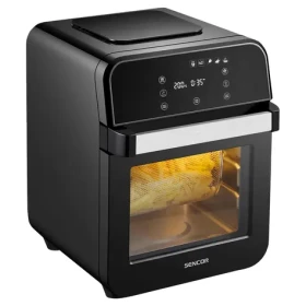 Sencor SFR 5510BK čierna / Teplovzdušná fritéza / 1500W / 12 L / 60 - 200 ° C (8590669323029)