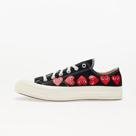 Tenisky Converse x Comme des Garçons PLAY Chuck Taylor 70 OX Multi Heart Black/ Hi Risk Red/ Egret EUR 42