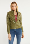 Bunda Monnari Biker Jacket With Stand-Up Collar Bottle Green