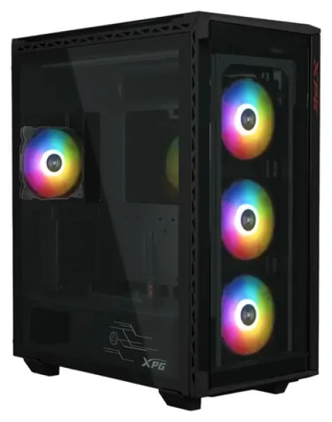 ADATA XPG BATTLECRUISER II čierna / Skriňa / E-ATX / 2x USB-A 3.2 / 1x USB-C 3.2 / 4X 120mm / priehľadná bočnica (BATTLECRUISERIIST-BKCWW)