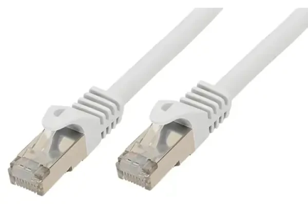 Shiverpeaks Cat7 plochý 1 m biela / Patch kábel / U/FTP / RJ-45 / 600 MHz (BS75511-SLW)