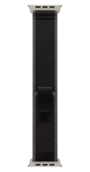 Apple Watch 49mm čierna uhlová Trail Loop M/L / Trailový ťah pre Apple Watch / prírodný Titan / 145-220mm (MFT94ZM/A)