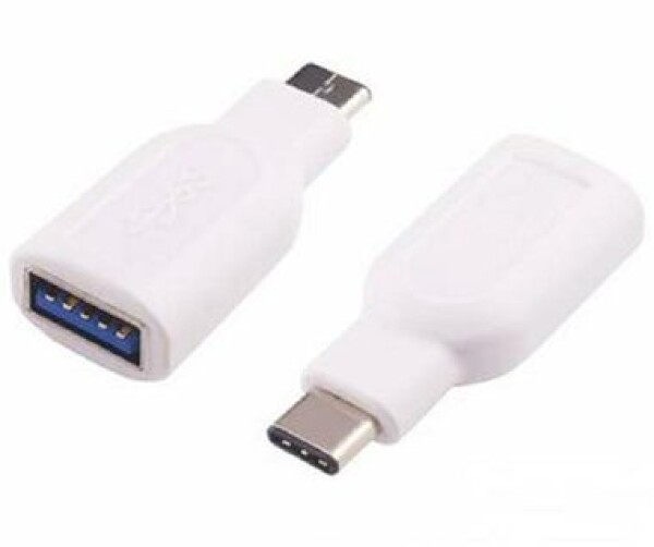 PremiumCord adaptér USB - C samec na USB 3.0 A samica biela / OTG (KUR31-14)