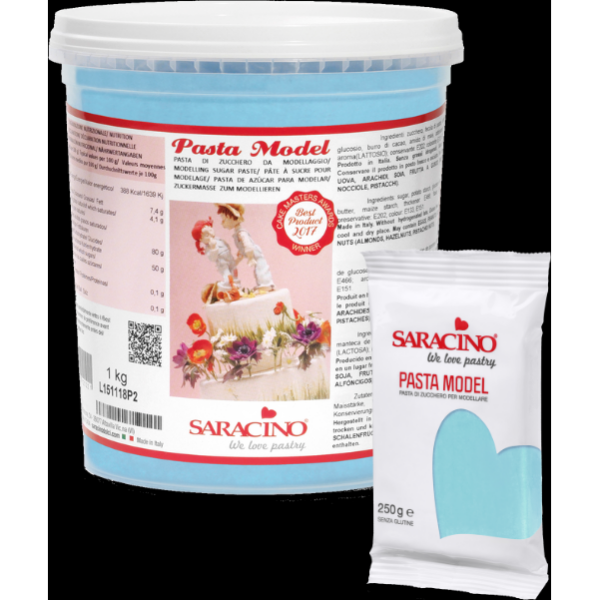Modelovací hmota svetlo modrá 250 g - Saracino - Saracino