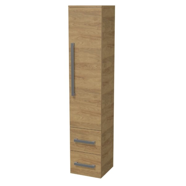 Kúpeľňová skrinka vysoká SAT Cube Way 32,5x162,5x33 cm dub Hickory CUBE3CHV35DH CUBE3CHV35DH
