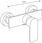 MEXEN/S - Tord sprchový stĺp vrátane sprchovej batérie Alfa, chróm 745740200-00