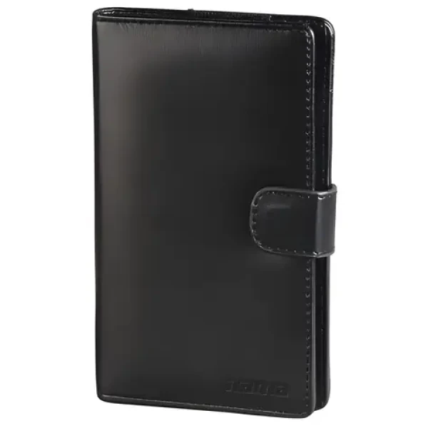 HAMA Vegas čierna / Puzdro na USB flash disky / 5 diskov / umelá koža (84409)