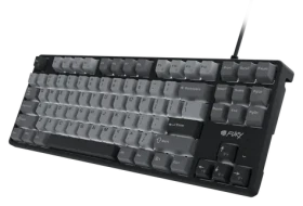 Fury Kanabo K2 čierno-šedá / Mechanická herná klávesnica / US layout / USB / LED podsvietenie / 80% (NFU-2386)