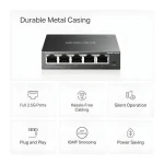 Mercusys MS105GS-M2 / 5-portový switch / 2,5 Gbps / Desktop / kovové telo / bez ventilátora (MS105GS-M2)
