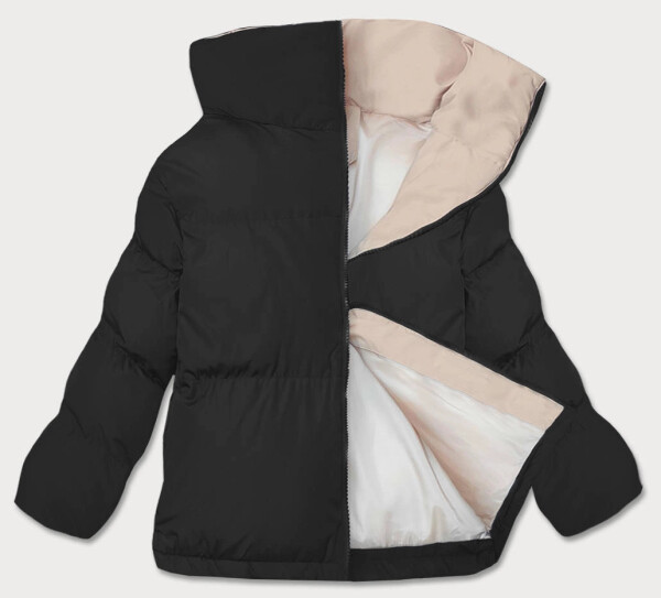 Čierna prechodná bunda (5M3115-392) odstíny černé XL (42)