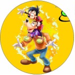 Jedlý papier Goofy a Max 19,5 cm - Pictu Hap - Pictu Hap