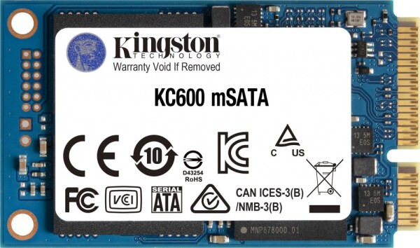 Kingston KC600 1TB mSATA SATA III (SKC600MS/1024G)