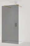 Sprchová zástena Walk-in 100 cm SAT vo farbe profilu zlatá SATBWI100KSZAVZ SATBWI100KSZAVZ