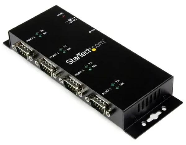 StarTech USB adaptér na 4X sériový Port čierna / Adaptér RS-232 / FTDI chipset / oceľ (ICUSB2324I)