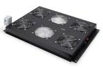 Digitus 19" čierna / Vetracia jednotka / 4 ventilátory / termostat / pre Unique Server (DN-19 FAN-4-SRV-B)
