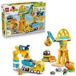 LEGO® DUPLO® 10476 Stavenisko a vozidlá 3 v 1
