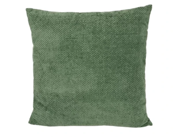 Dekoračný vankúš Chenille Cross 60x60 cm, zelená%