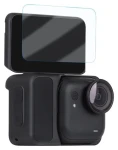 Sunnylife ochranné sklo pre Insta360 GO Ultra / Ochranné sklo displeja / 2 ks / tvrdosť 9H / 99% priehľadnosť (GU-BHM044)