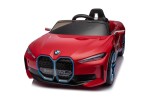 Mamido Mamido Elektrické autíčko BMW i4 červené 12V7Ah EVA kolesá ECO Koža