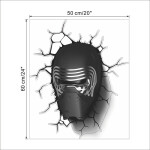 Veselá Stena Samolepka Maska zo Star Wars