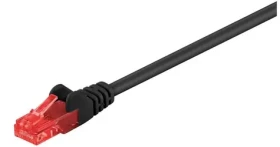 MicroConnect CAT6 U/UTP VALUEPACK 15m čierna / PVC / 5ks (V-UTP615SVP)