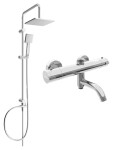 MEXEN/S - Tord sprchový stĺp vrátane sprchovej termostatickej batérie Kai, chróm 77900200-00