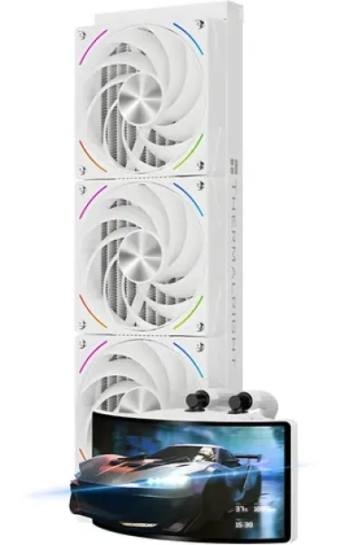 ThermalRight Rainbow Vision 360 Turbo ARGB biela / Komplet vodného chladenia CPU / 360mm (Rainbow Vision 360 Turbo Argb White)