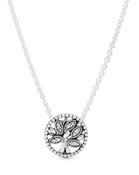 Pandora Strieborný náhrdelník so stromom života 397780CZ-45