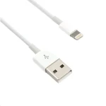 C-tech USB - Lightning kábel 2m biela / USB 2.0 A (M) - Lightning (M) (8594125009724)