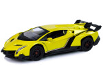 Mamido Športové auto na diaľkové ovládanie RC Lamborghini Veneno 1:24 žlté