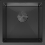 MEXEN - Trixo oceľový drez 1-bowl 440 x 440 mm, čierna 6413441000-70