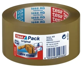 Tesa Ultra Strong 50 mm x 66 m hnedá / Baliaca páska / PVC / interiér a exteriér (57177-00000-12)