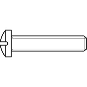 TOOLCRAFT 827136 šošovkové skrutky M3 25 mm krížová dražka Philips DIN 7985 ocel glavanizované zinkom 100 ks; 827136