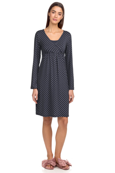 Vamp - Dámska kojace nočná košeľa Fran 15067 - Vamp blue captain M