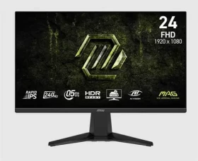23.8" MSI MAG 245F X24 čierna / Monitor / Rapid IPS / FHD / 240Hz / HDMI + DP / VESA (MAG 245F X24)