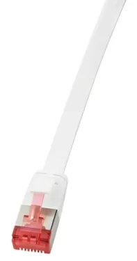LogiLink SlimLine Cat6A biela / Plochý patch kábel / U/FTP / RJ-45 / 2 m (CF2051S)