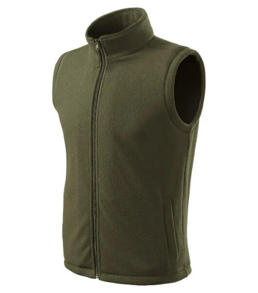 Ďalšia fleecová vesta unisex vojenská XS