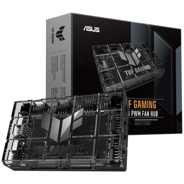 Asus TUF Gaming ARGB Controller / 6x 4-Pin pre ventilátory / 6x 3-Pin ARGB / 2x SATA pre napájanie / RGB osve (90DA00C0-B09000)