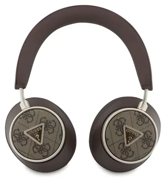 Guess PU 4G Triangle Logo hnedá / Bezdrôtové slúchadlá / ENC (57983128962)