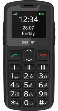 Bea-fon SL230 čierna / Telefón pre seniorov / 4G / 1.8" displej / SOS tlačidlo (SL230LTE_EU001B)