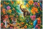 Castorland 105427-2 Puzzle Rozkvitnutá džungľa