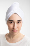 Turban na sušenie vlasov granát Univerzální