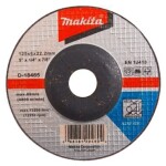 Makita D-18465 / brúsny kotúč na kov / A24R / 125x6 mm / Priemer otvoru: 22.23 mm (D-18465)