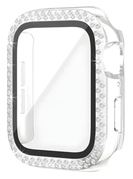 Worryfree Bling Bumper puzdro pre Apple Watch 45mm číre / Puzdro (SD18CV-TRSN-45)