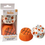 Košíčky na cupcakes „Basketball“, 36 ks - Decora - Decora