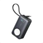 Anker MagGo 10000mAh čierna / Bezdrôtová powerbanka / 35W / s káblom USB-C / USB-C (A1657H11)