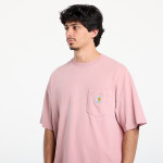 Tričko Carhartt WIP S/S Hudson Pocket T-Shirt UNISEX Daphne Chalk Wash L