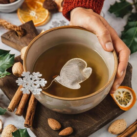 TEA HERITAGE Čierny čaj Pumpkin Glove / Snowflake – 5 ks