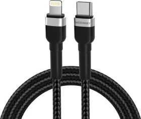 Wozinsky USB-C - Lightning čierna / Dátový a nabíjací kábel / 2m (5907769308765)