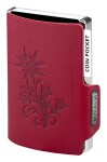 Kožená mini peňaženka Mondraghi Silhouette Edelweiss Red